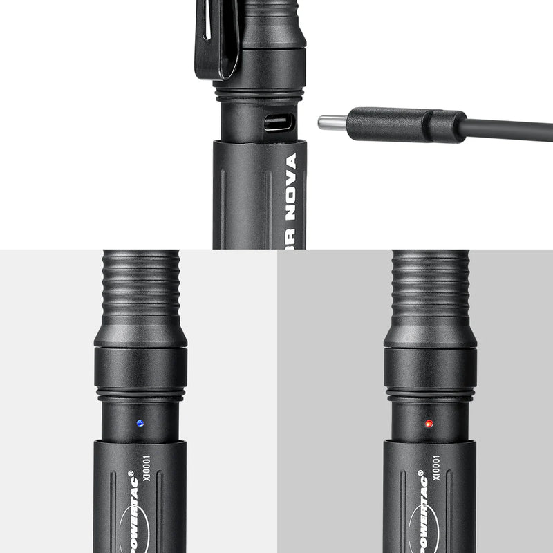 Powertac E3R Nova- EDC Rechargeable Flashlight 820 Lumens