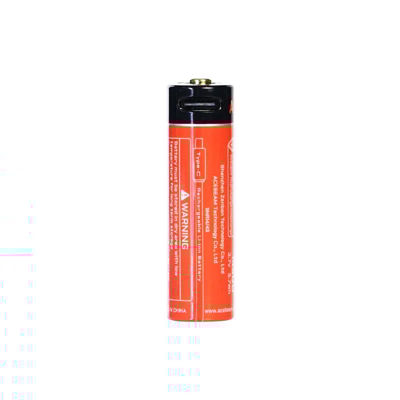 Acebeam 14500 1000mAh Li-ion Rechargeable Battery Built-in USB-C
