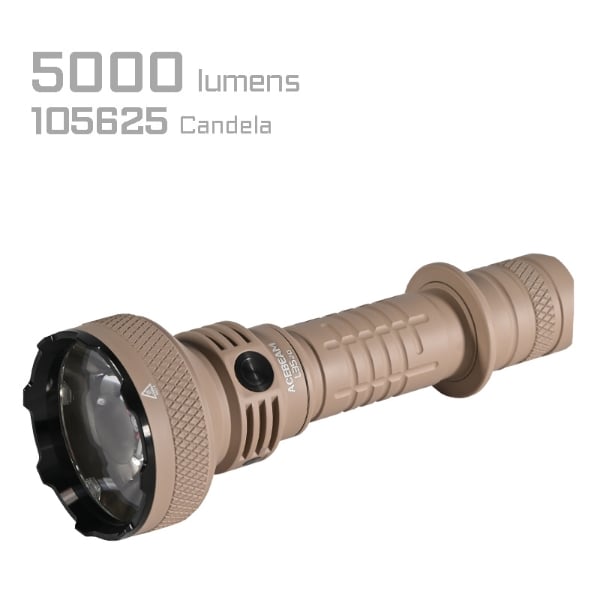 Acebeam L35 2.0 Tactical Flashlight CREE XHP70.3 HI 5000 Lumens (Desert Sentinel)