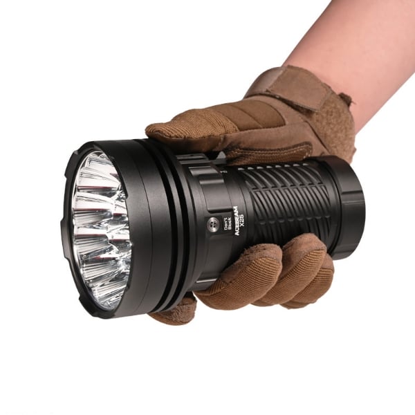 Acebeam X25 High-Power Long Range Flashlight 23000 Lumens CREE XP-LR LED