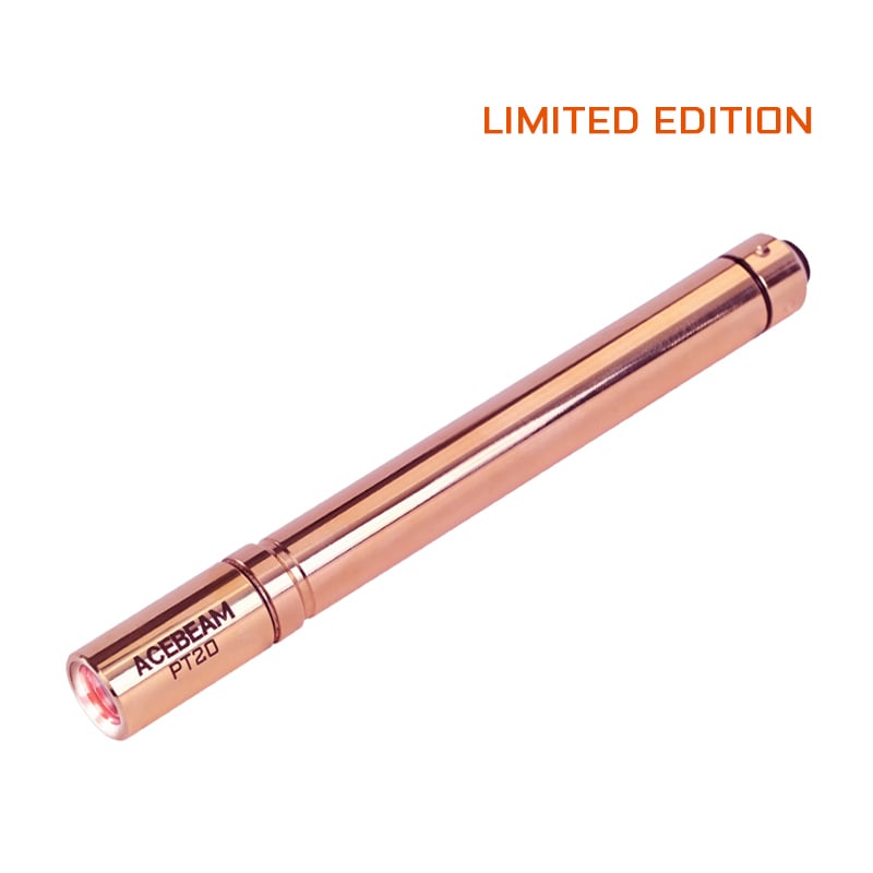 Acebeam PT20 Portable EDC Penlight HL4X 6500K LED (Copper Limited Edition)