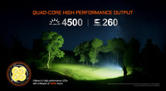 Acebeam E75 Quad-Core High Output Flashlight 4500 Lumens (Copper Limited Edition)