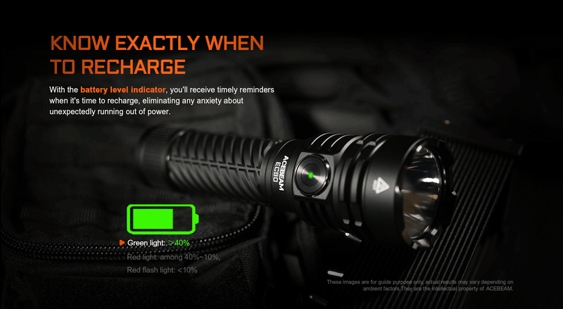 Acebeam EC90 Long Range EDC Flashlight 4300 Lumens