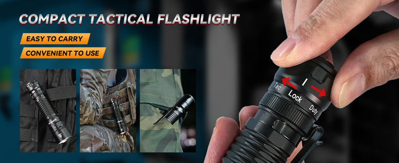 Sofirn SK1 Long-Range Tactical Flashlight 1300 Lumens