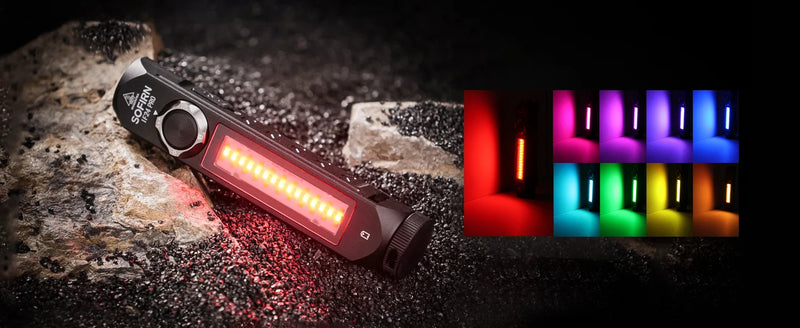 Sofirn IF24 Pro Flashlight 1800 Lumens SFT40 Buck Driver RGB Light
