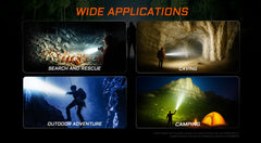 Acebeam X25 High-Power Long Range Flashlight 22000 Lumens