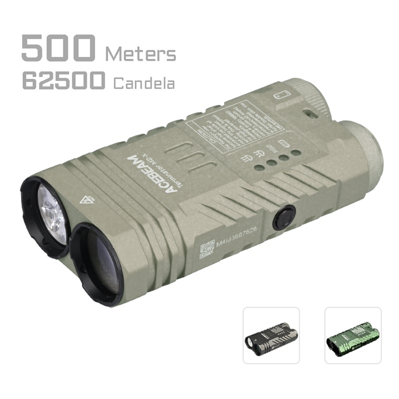 Acebeam Terminator M2-X With RGB (MAO) 6500K & 5000K Nichia 519A