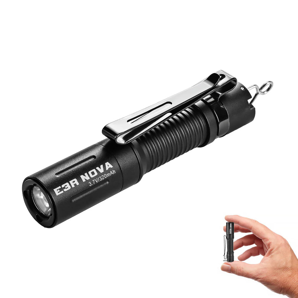 Powertac E3R Nova- EDC Rechargeable Flashlight 820 Lumens