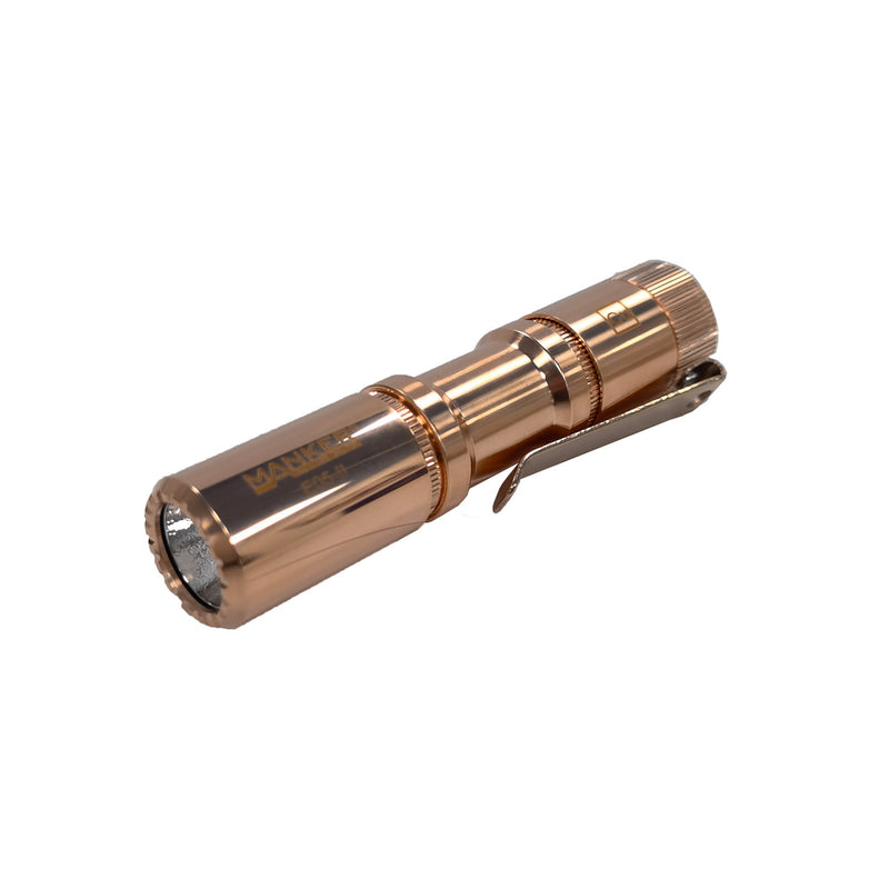 Manker E05 II Cu 800 Lumens (Copper) EDC Flashlight NICHIA 519A 4000K R9080