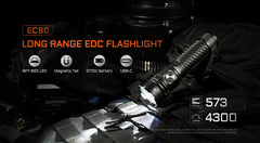Acebeam EC90 Long Range EDC Flashlight 4300 Lumens