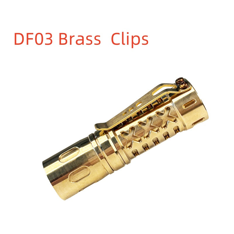 Maeerxu DF03 Brass LED Flashlight 2000 Lumens