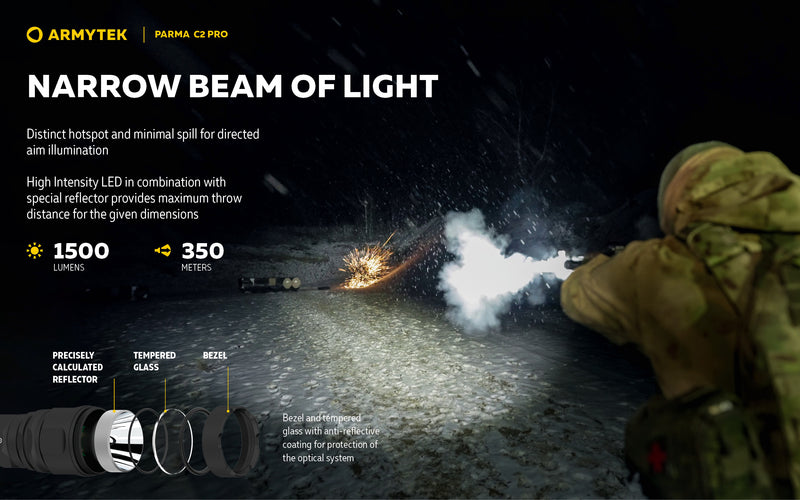 Armytek Parma C2 PRO 1500 Lumens