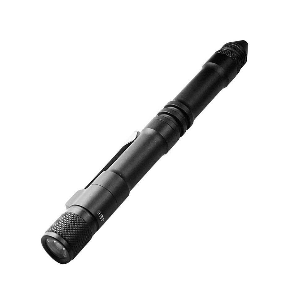 Manker PL11 Penlight Flashlight – USB Rechargeable EDC Pocket Light with Glass Breaker