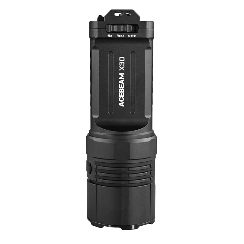 Acebeam X30 Dual-Source Searching Flashlight with Three Modes CREE XHP70.3 HI 18,000 Lumens