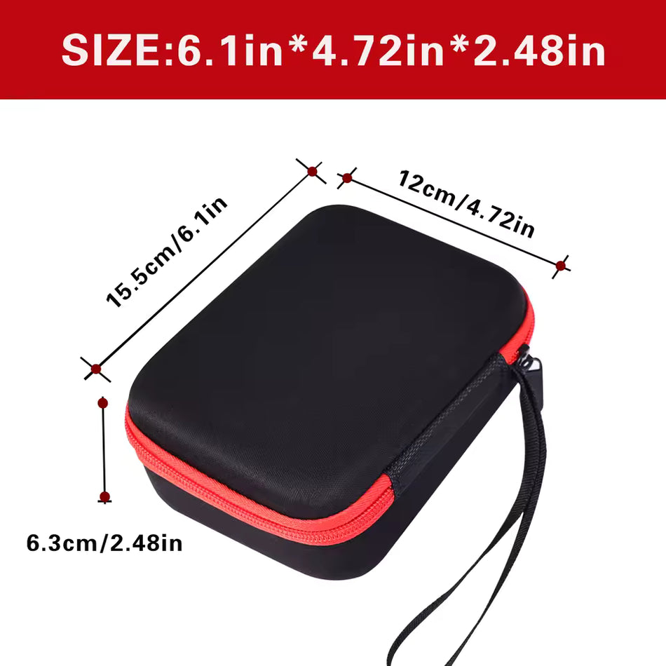 Battery Organizer Hard EVA Portable Storage Holds 35 AA Batteries