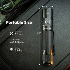 Sofirn SP35T Rechargeable Tactical Flashlight 3800 Lumens