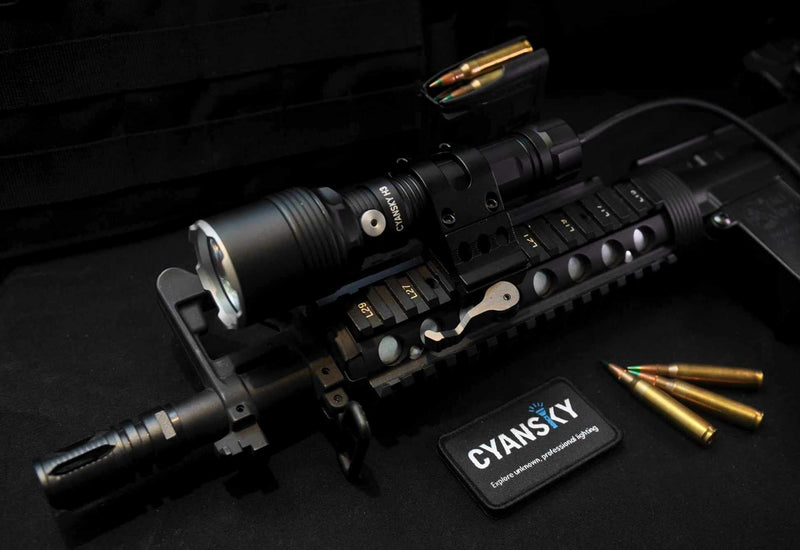 Cyansky H3 V2.0 Multi-Color Long-Range Hunting Flashlight 1600 Lumens
