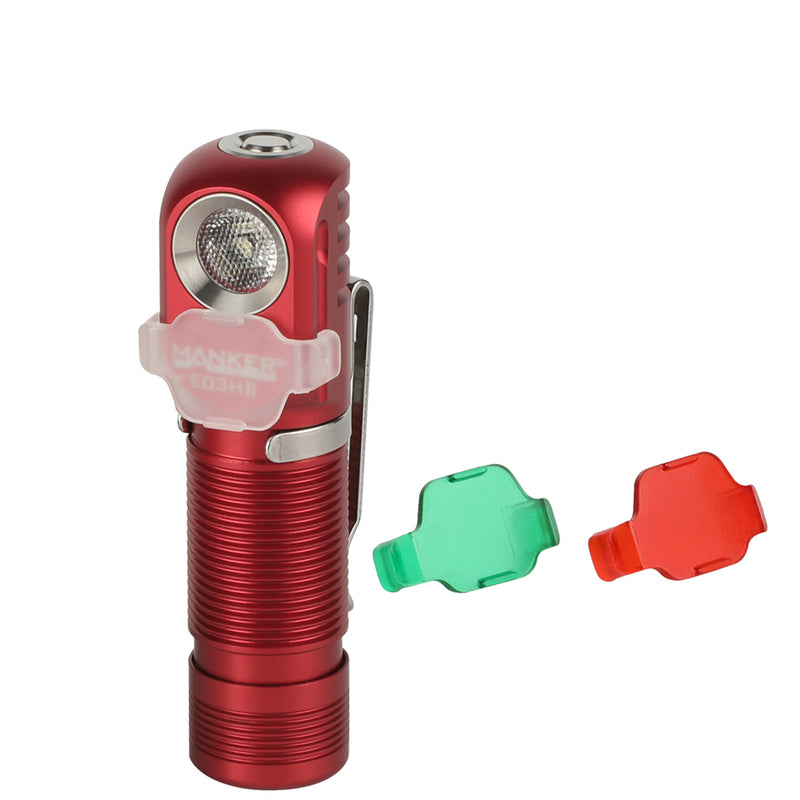 Manker E03H II Red CW & NW with Battery 600 Lumens
