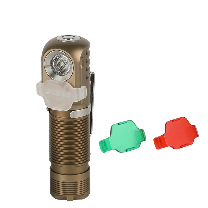Manker E03H II Sand CW with Battery 600 Lumens