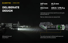 Armytek Parma C2 PRO 1500 Lumens