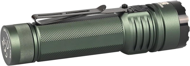 Acebeam E75 Quad-Core High Performance LED Flashlight 4500 Lumens Black and Green