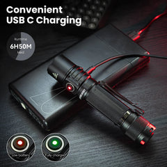 Sofirn SP35T Rechargeable Tactical Flashlight 3800 Lumens