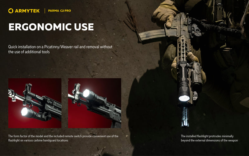 Armytek Parma C2 PRO 1500 Lumens