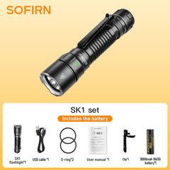Sofirn SK1 Long-Range Tactical Flashlight 1300 Lumens