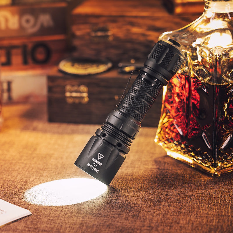 Weltool T12 Plus Nine Dragons 3TAC Tactical Flashlight CW & NW 2000 Lumens