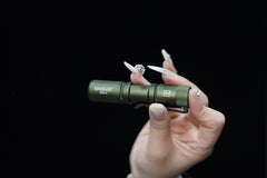 Manker E05 II 800 Lumens High Output EDC Flashlight (Army Green) NICHIA 519A 4000K R9080