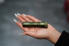 Manker E05 II 800 Lumens High Output EDC Flashlight (Army Green) NICHIA 519A 4000K R9080