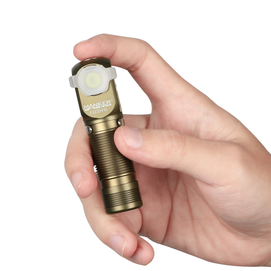 Manker E03H II Green (Cool White) 600 Lumens