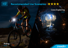 Cyansky H1R EDC Flashlight 700 Lumens (Silver)