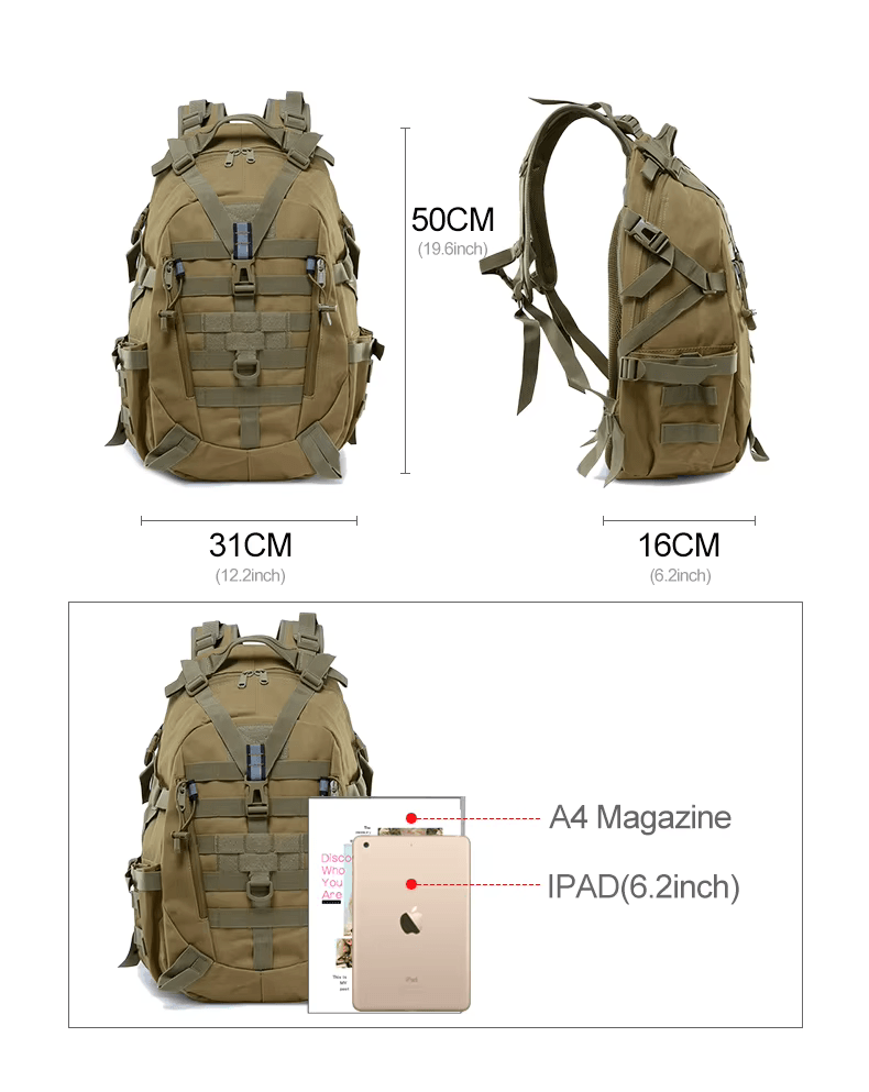 Tactical Military Backpack/Survival Backpack 40L
