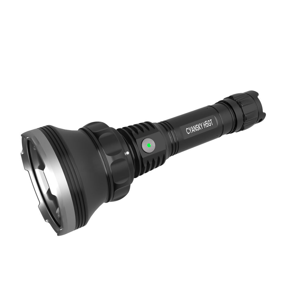 Cyansky H5GT Multi-Color Long Range Hunting Flashlight (Green+White) & (Red+White)
