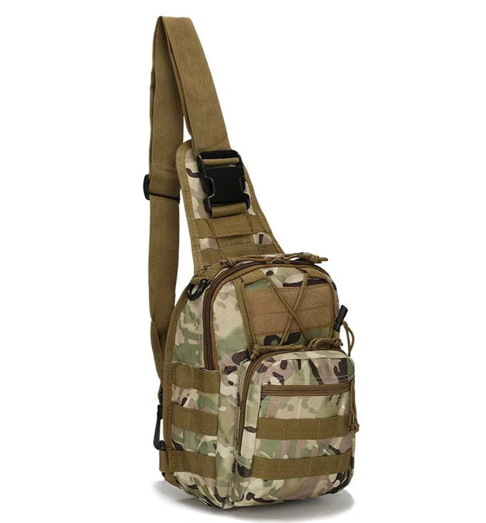 EDC Shoulder Chest Backpack Single Shoulder Strap (CP Camo)