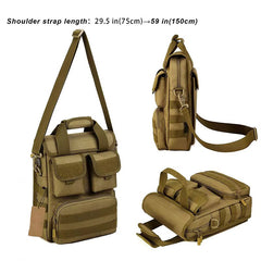 Tactical Messenger Bag Men's Molle EDC Sling Shoulder Briefcase Pack Men's Handbag