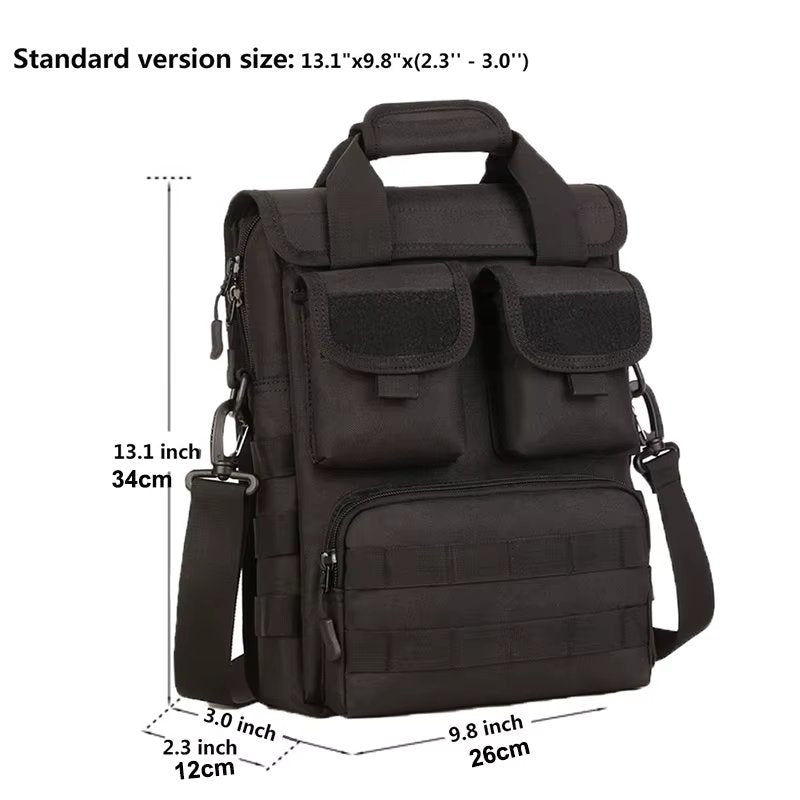 Tactical Messenger Bag Men's Molle EDC Sling Shoulder Briefcase Pack Men's Handbag