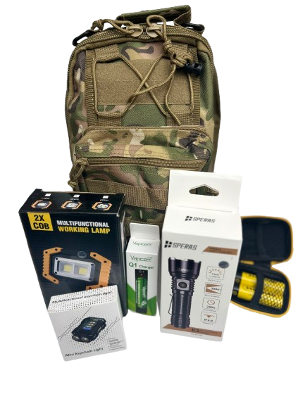 Emergency LED Flashlight Bug Out Bag (2 Person) 5pcs