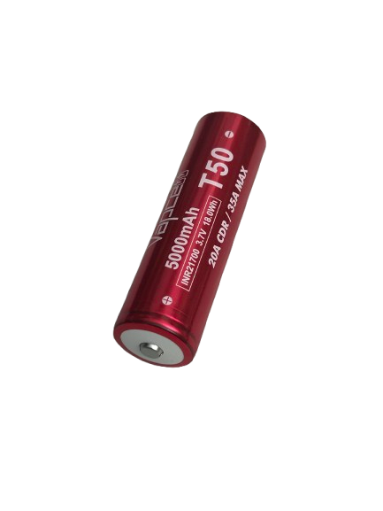Vapcell T50 21700 5000mAh 20A/35A Rechargeable Li-ion Button Top Battery