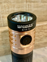 Manker E14 IV Flashlight Cool & Neutral White with Battery 4000 Lumens