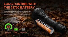 L19 2.0 Long Range Flashlight (Desert) - Osram KW CULPM1.TG - White LED Max Output: 1650 Lumens
