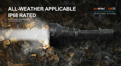 L19 2.0 Long Range Flashlight (Desert) - Osram KW CULPM1.TG - White LED Max Output: 1650 Lumens