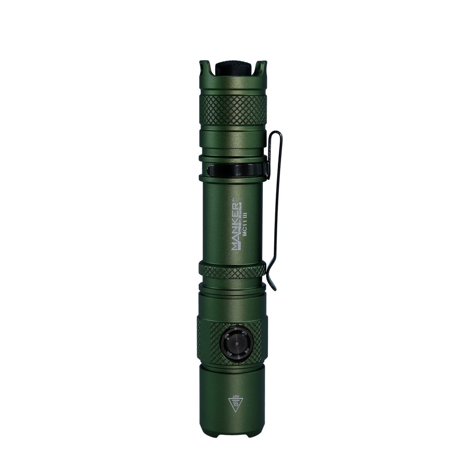 Manker MC11 III USB-C Rechargeable Tactical Flashlight – 1400 Lumens Long-Throw EDC Light