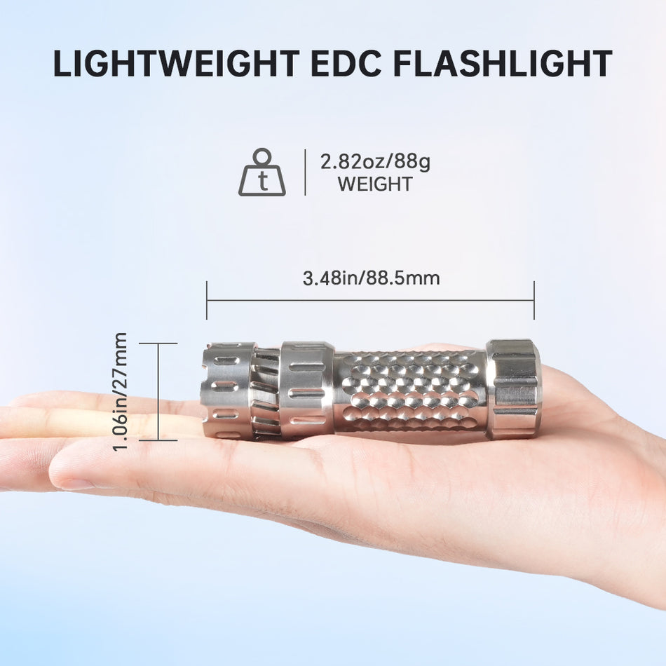 Maeerxu MT3 Titanium LED Flashlight