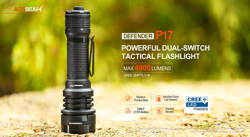 Acebeam Defender P17 Sand 4900 Lumens Limited Edition