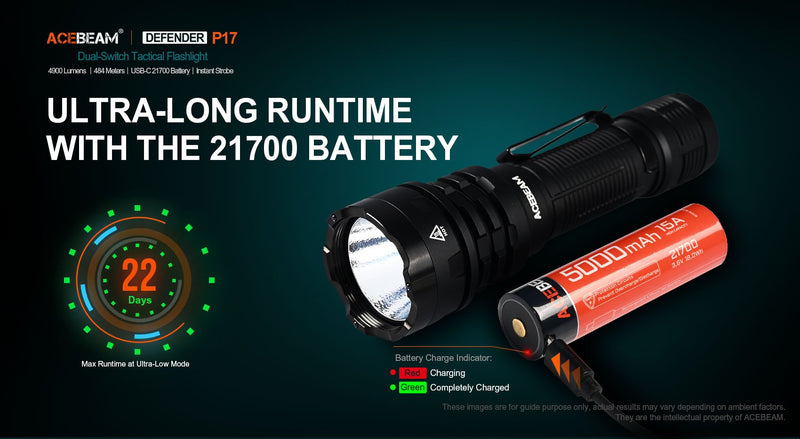 Acebeam Defender P17 Sand 4900 Lumens Limited Edition