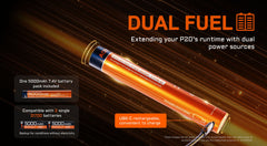 Acebeam P20 SFT-90X LED Professional Long Distance Flashlight 5600 Lumens