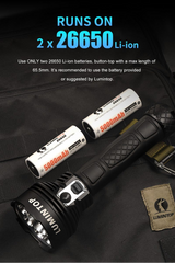 Lumintop PK26 Dual Light Source Search Flashlight  22000 Lumens