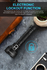 Lumintop PK26 Dual Light Source Search Flashlight  22000 Lumens